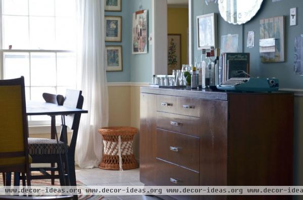 eclectic dining room by Sarah Greenman