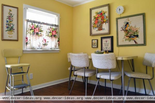 eclectic dining room by Sarah Greenman