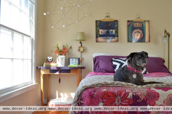 eclectic bedroom by Sarah Greenman