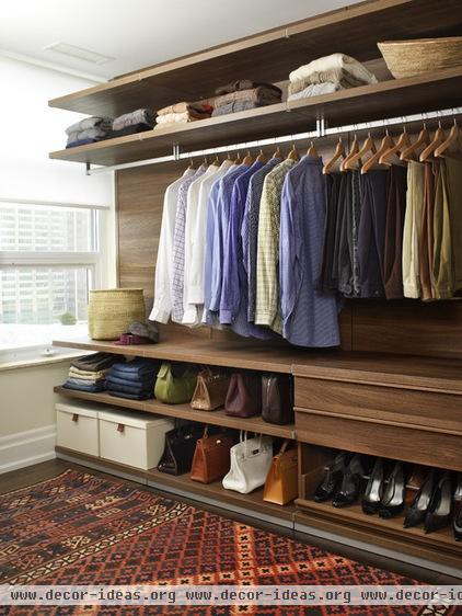 contemporary closet by Croma Design Inc