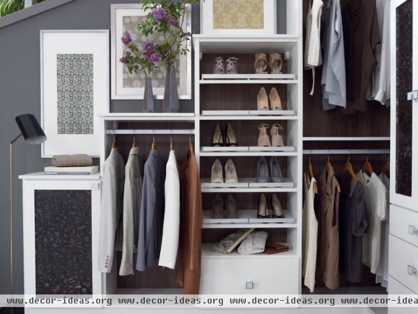 contemporary closet by California Closets