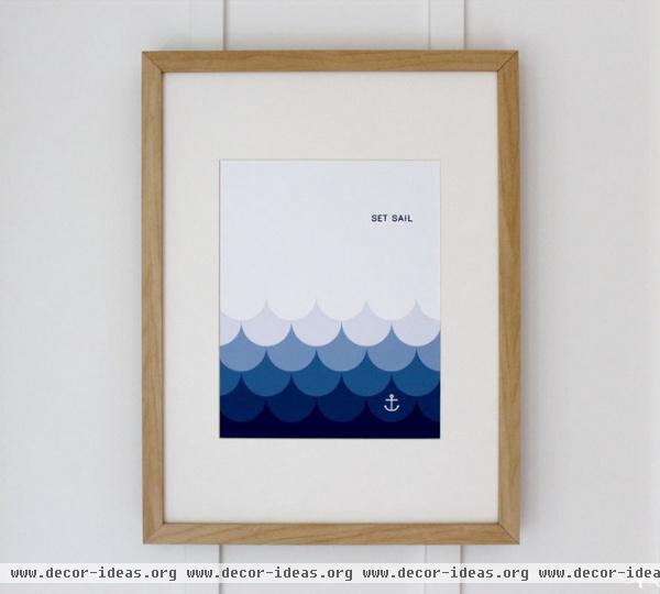 beach style prints and posters by Etsy