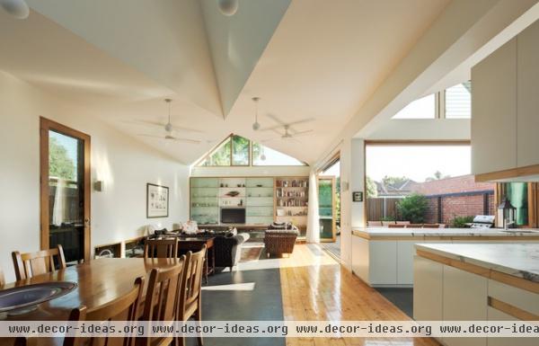 modern dining room by Mihaly Slocombe