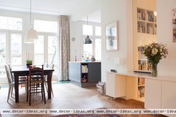 eclectic dining room by Louise de Miranda