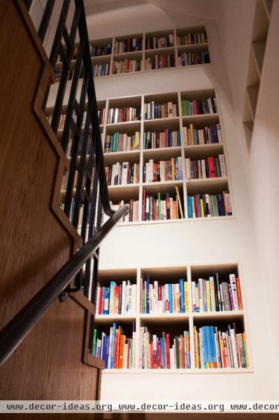 eclectic staircase by Louise de Miranda