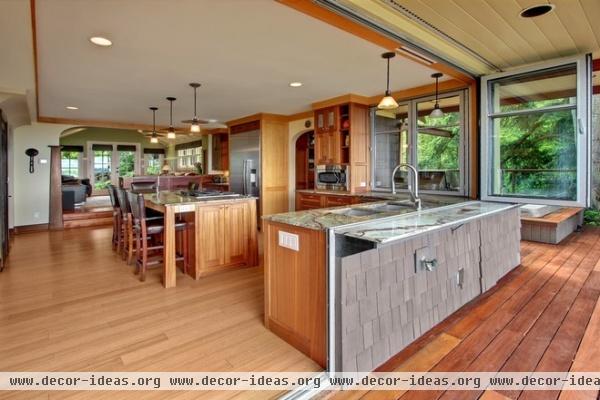 craftsman kitchen by Sortun-Vos Architects, P.S.