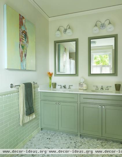 transitional bathroom by Rachel Reider Interiors