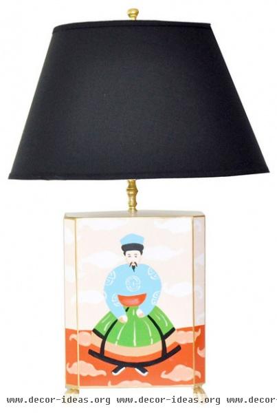 asian table lamps by Dana Gibson