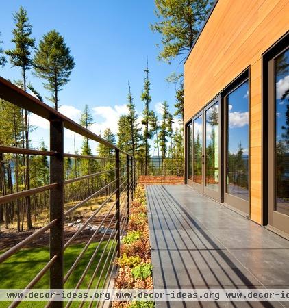 contemporary deck by CTA Architects Engineers