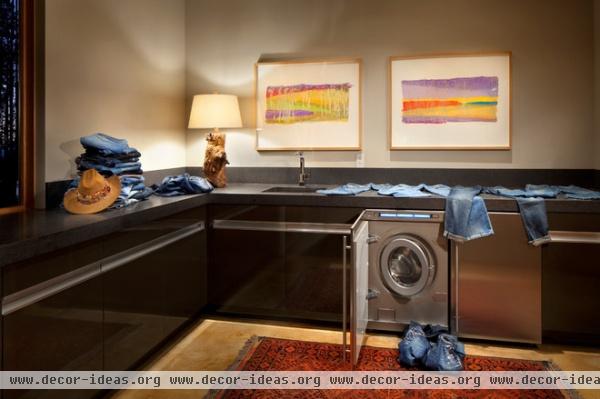 contemporary laundry room by CTA Architects Engineers