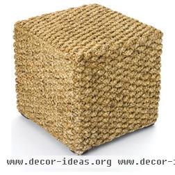 beach style ottomans and cubes by Indeed Decor