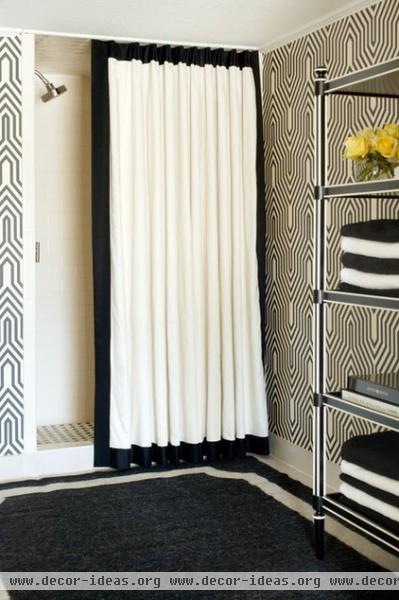 eclectic bathroom by Tobi Fairley Interior Design