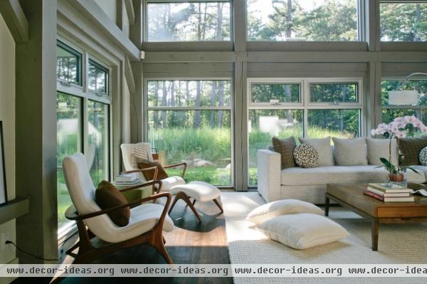 farmhouse living room by Betty Wasserman