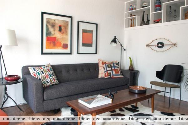 midcentury living room by Angela Flournoy