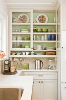 Jazz Up Your Kitchen With Colorful Cabinet Interiors