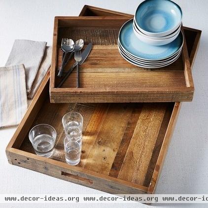 rustic serveware by West Elm