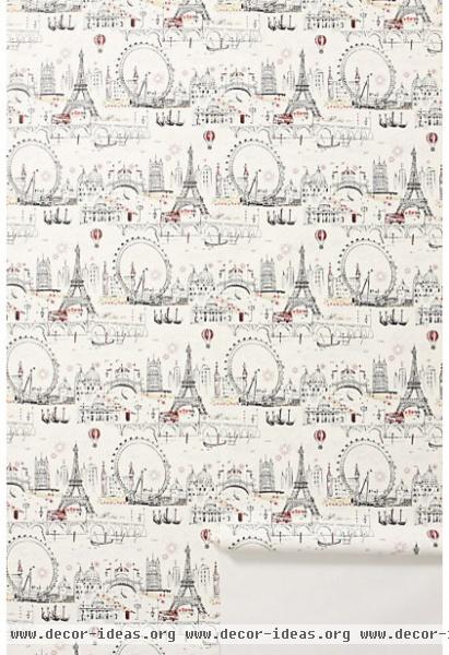 eclectic wallpaper by Anthropologie