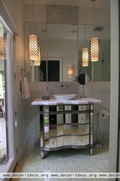 contemporary bathroom by Amy Newman Lauffer, CID, LEED AP