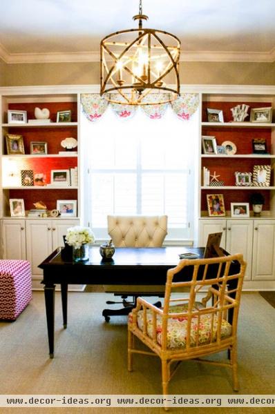 traditional home office by Mina Brinkey