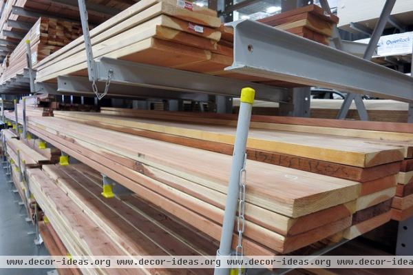 Redwood Garden Shelf