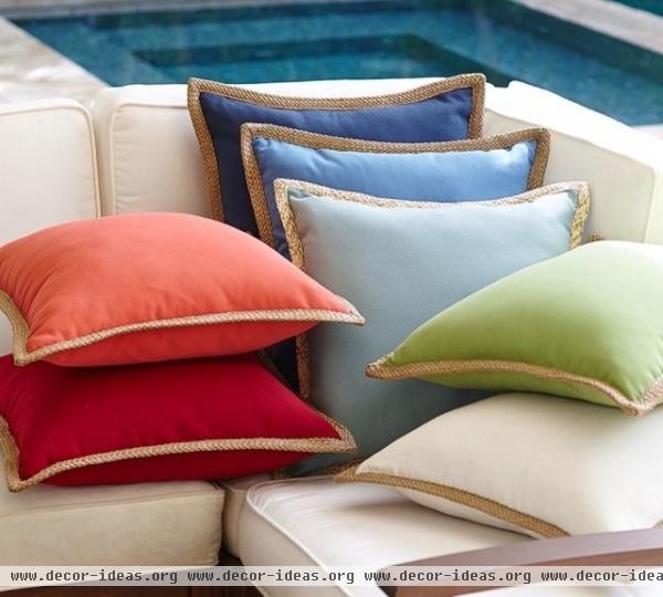 contemporary outdoor pillows by Pottery Barn