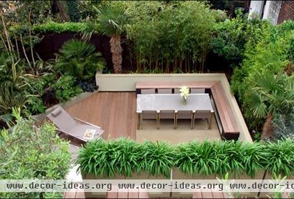 contemporary patio by MyLandscapes