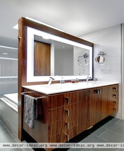 contemporary bathroom by Altius Architecture Inc