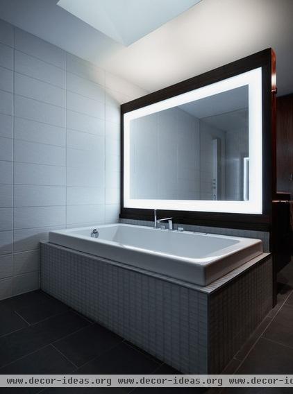 contemporary bathroom by Altius Architecture Inc