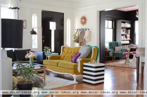 eclectic living room by Sarah Greenman