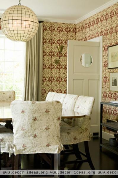 transitional dining room by Tim Barber LTD Architecture & Interior Design