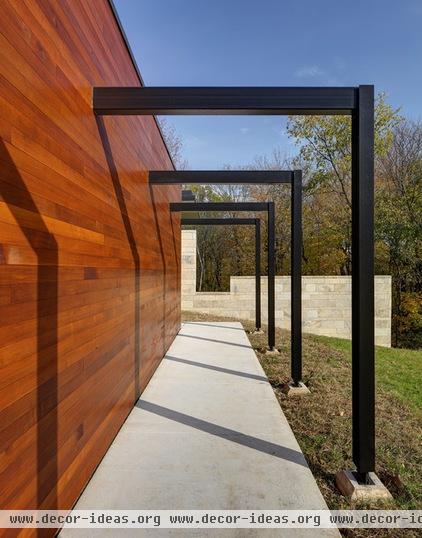 contemporary entry by Bruns Architecture