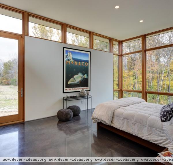 contemporary bedroom by Bruns Architecture