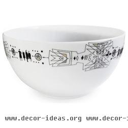 eclectic serving bowls by InkDish