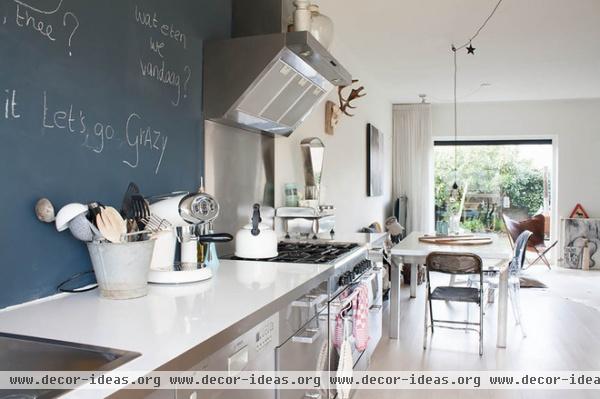 eclectic kitchen by Louise de Miranda