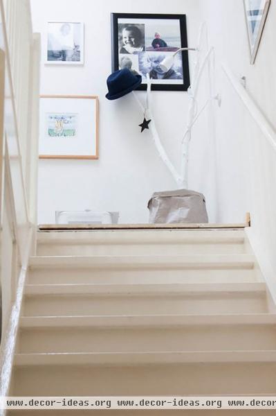 eclectic staircase by Louise de Miranda