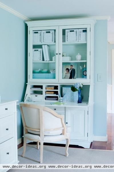 eclectic home office by Christina Marie Interiors