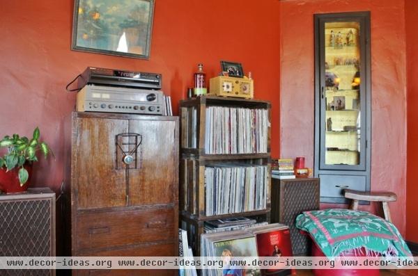 eclectic living room by Kimberley Bryan