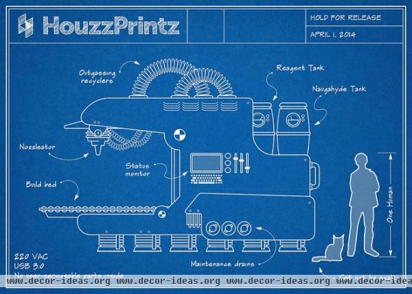 Houzz Announces 3-D Furniture Printing