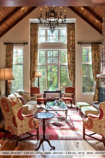 traditional living room by Dianne Davant and Associates