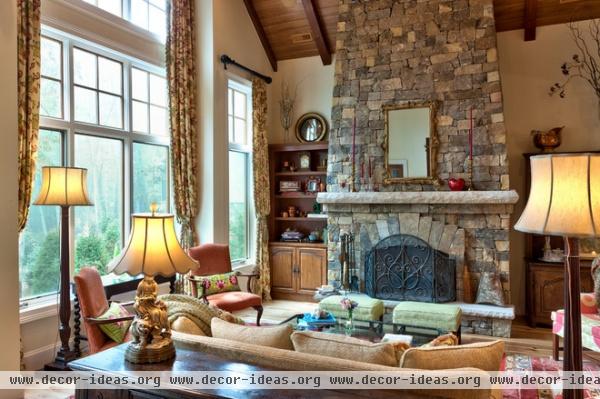 traditional living room by Dianne Davant and Associates