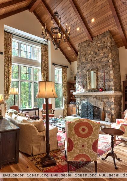 traditional living room by Dianne Davant and Associates