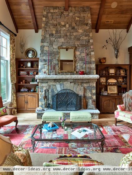 traditional living room by Dianne Davant and Associates