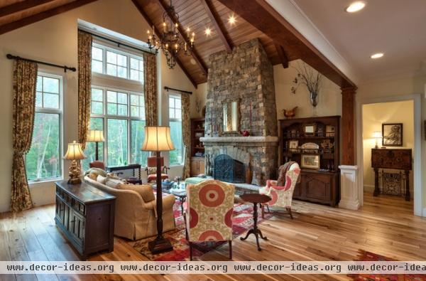 traditional living room by Dianne Davant and Associates