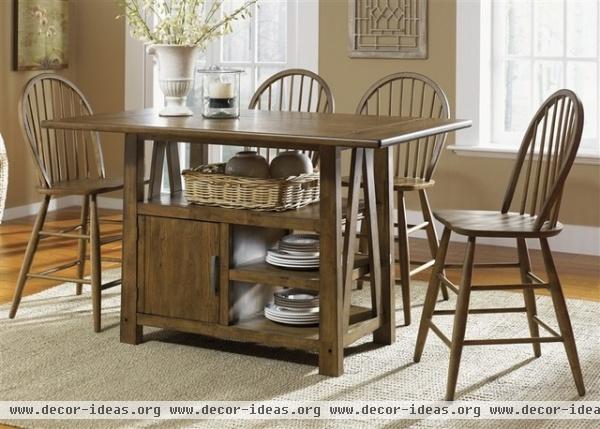 farmhouse dining sets by HomeCinemaCenter.com