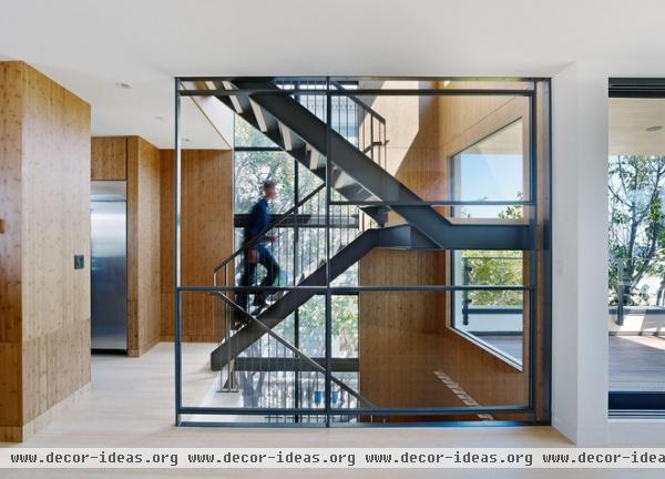 modern staircase by Moroso Construction