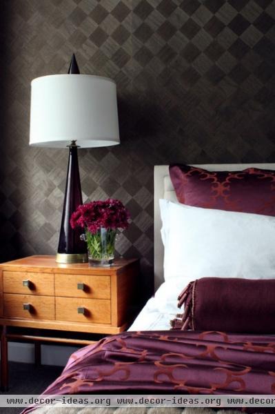 eclectic bedroom by Sean Michael Design