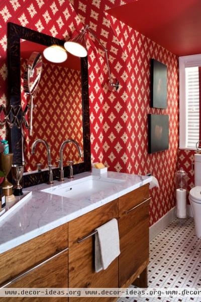 eclectic bathroom by Christopher Patrick Interiors