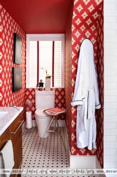 eclectic bathroom by Christopher Patrick Interiors