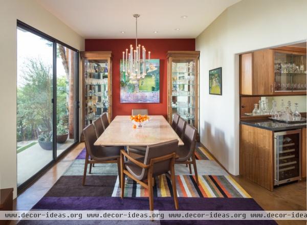 contemporary dining room by Susan Jay Design