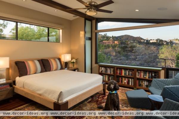 contemporary bedroom by Susan Jay Design